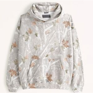 Abercrombie grey camo hoodie